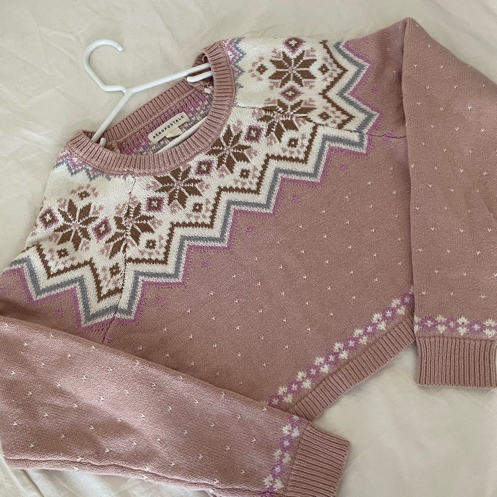 pink aeropostale sweater